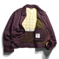 80s Plum Purple  Padded Work Jacket (~L~)