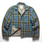 Reversible 1997 White Label Blue Plaid Jacket (~M~)