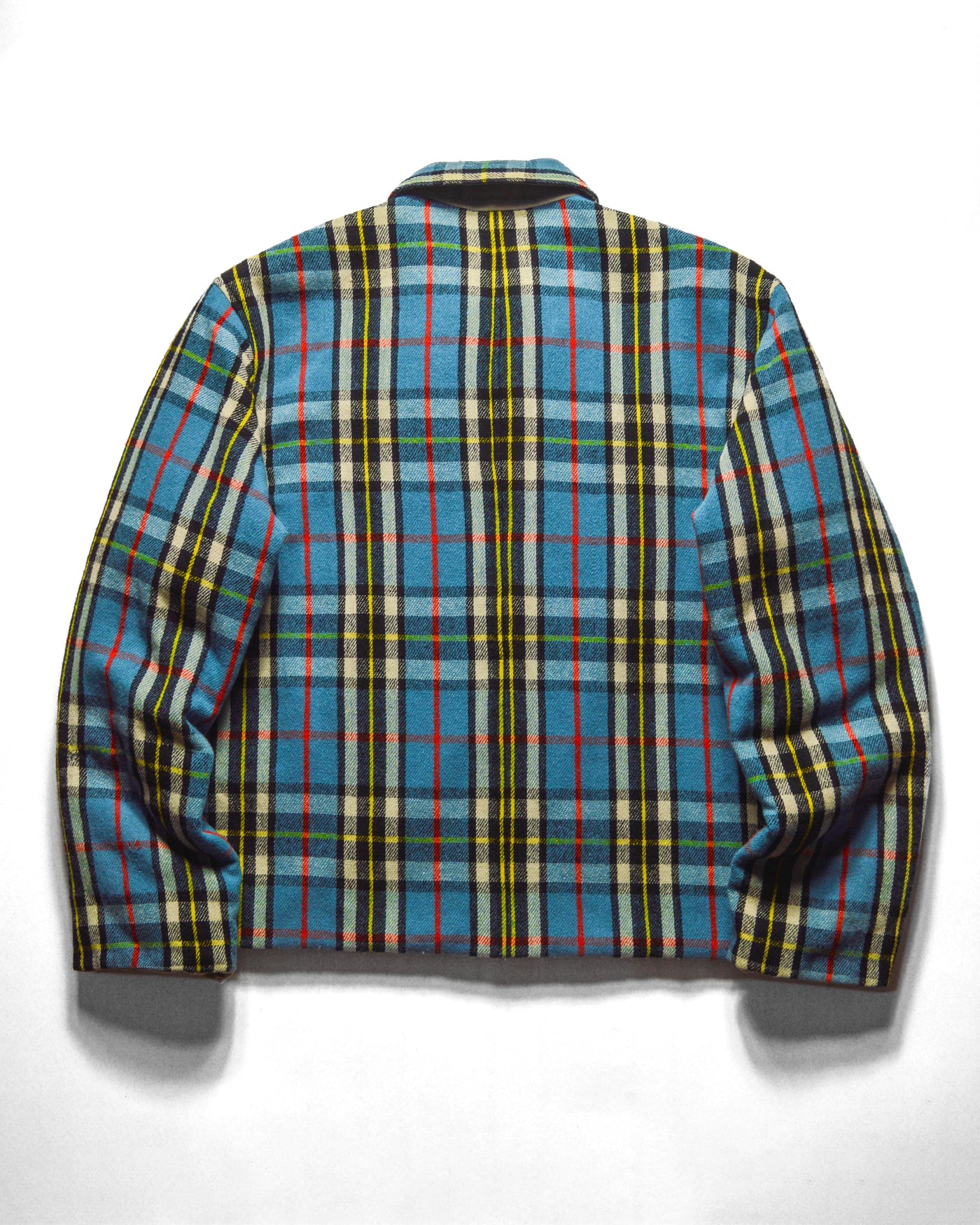 Reversible 1997 White Label Blue Plaid Jacket (~M~)