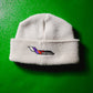 2000s Visor White Beanie (~M~)