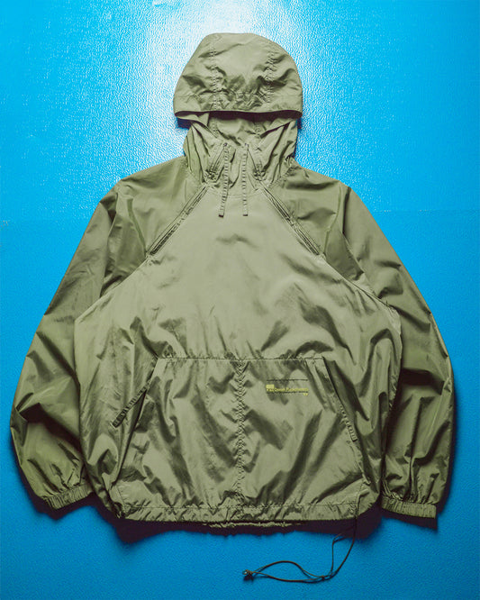Early 2000s "Parachutech" Dual Zip Green Anorak Jacket (~M~)