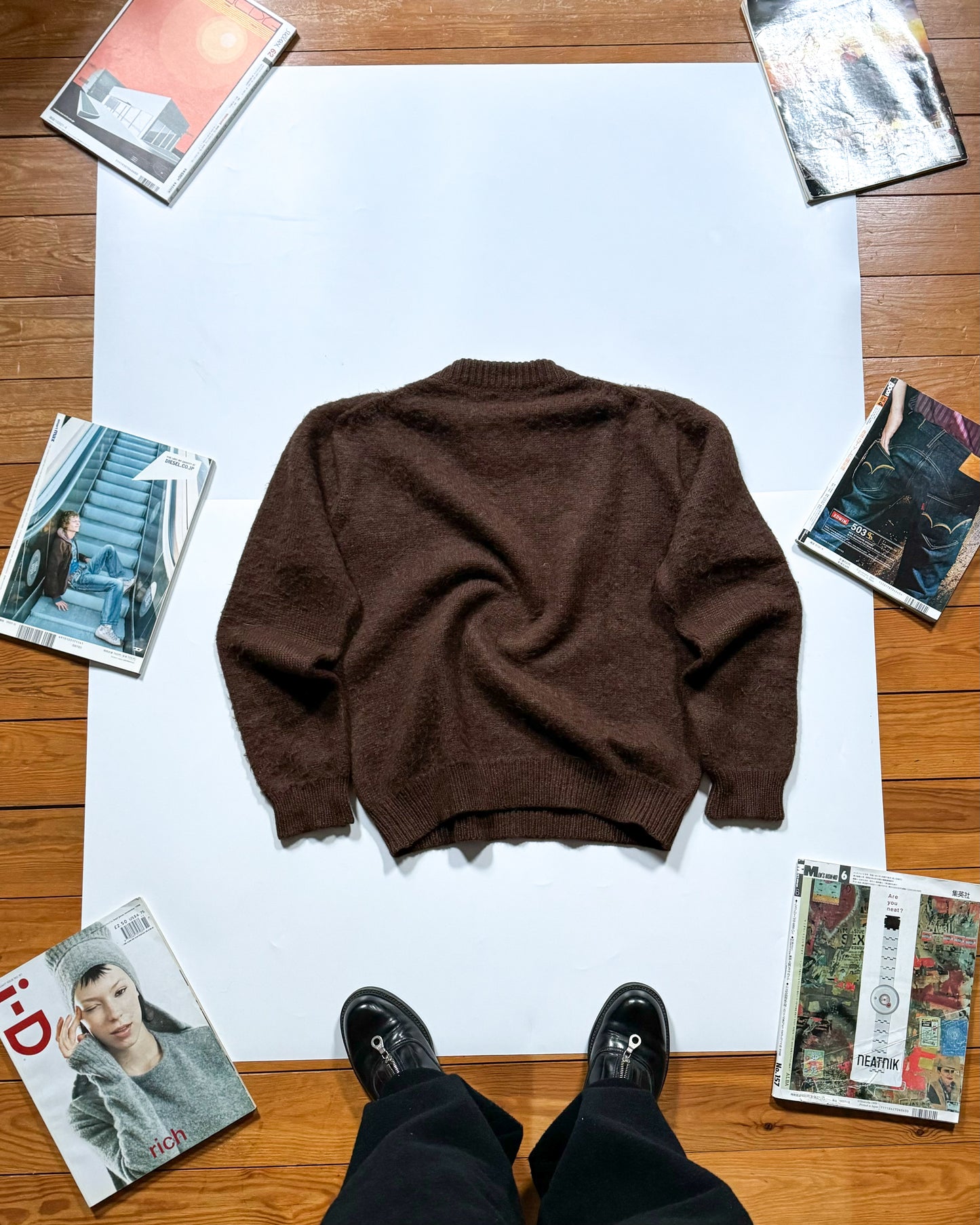 2010 Alpaca Wool Brown Knit Jumper (~L~)