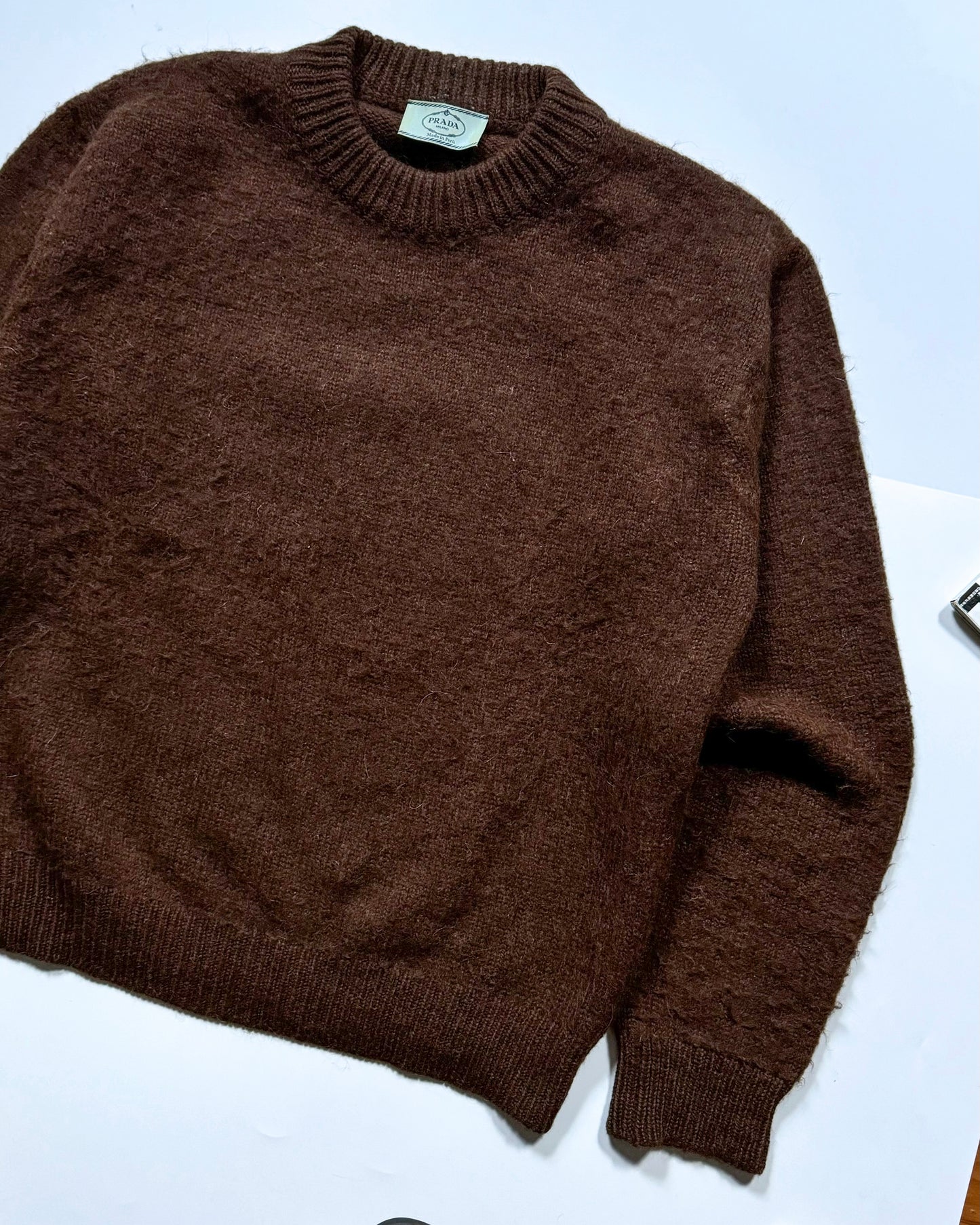 2010 Alpaca Wool Brown Knit Jumper (~L~)