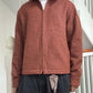 90s Washed Red Textured Work Jacket (M)