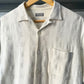 1996 Grey Cream Staggered Stripe Shirt (~L~)