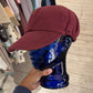 Drawcord Adjustable Burgundy Cap (OS)