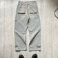 2000s Natural Dyeing Sand Tone Asymmetrical Cargo Denim /Jeans (30~32)