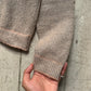 Scale Texture Blush / Grey Knit Jumper / Cardigan  (~S~)