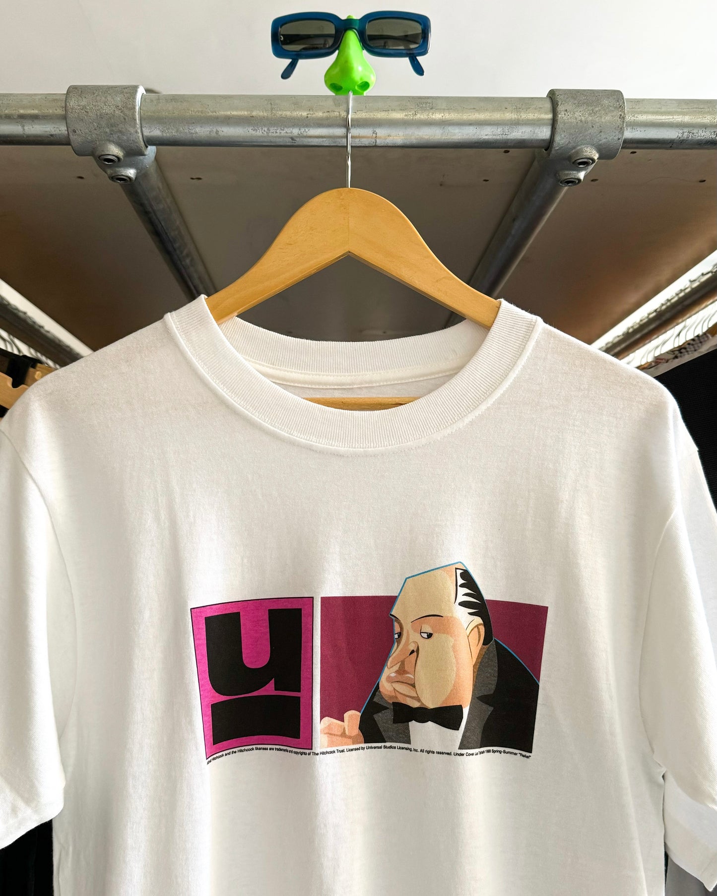 SS1999 “Relief” Alfred Hitchcock “ALF” Cartoon T-shirt (M)