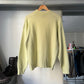 80s Ideas From Massimo Osti Pale Lime Knit Jumper  (~L~)