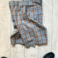 Grey Orange Blue Plaid Shorts (32)