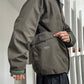 Early 2000s Olive Green Cargo Multi Pocket Coach Jacket (~L~)