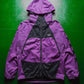 Purple / Black Star Panelled Windbreaker Jacket (S~M)