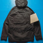 2000s Washed Black Asymmetrical Hooded Jacket (S~M)