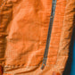 2005 Orange Grain Stitch Pattern Parachute Jacket(~L~XL)