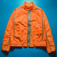 2005 Orange Grain Stitch Pattern Parachute Jacket(~L~XL)