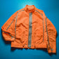 2005 Orange Grain Stitch Pattern Parachute Jacket(~L~XL)