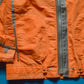 2005 Orange Grain Stitch Pattern Parachute Jacket(~L~XL)