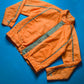 2005 Orange Grain Stitch Pattern Parachute Jacket(~L~XL)