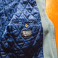 80s Soft Blue Wool  Cashmere  Poly Bomber Jacket (~L~XL)