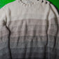 Greyscale Gradient Striped Knit (~M~)