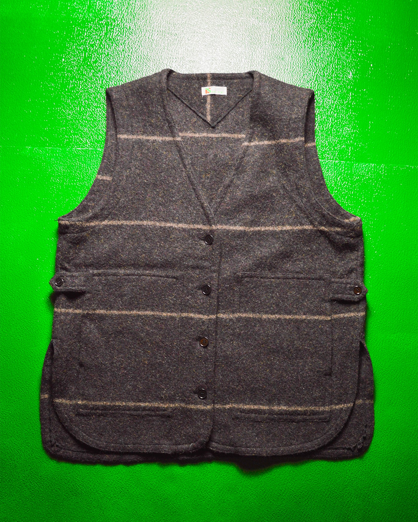 Sport 70s Striped Wool Vest (~L~)