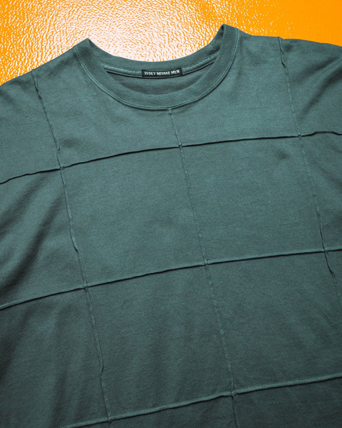 Square Panelled Muted Green  Grey Tonal T-shirt (~M~)