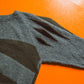 80s 3-D Shoulder Blade Panel Zig Zag Knit (M~L)