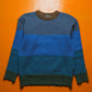 AW 1991 Blue Striped Knit Jumper (XS~S)