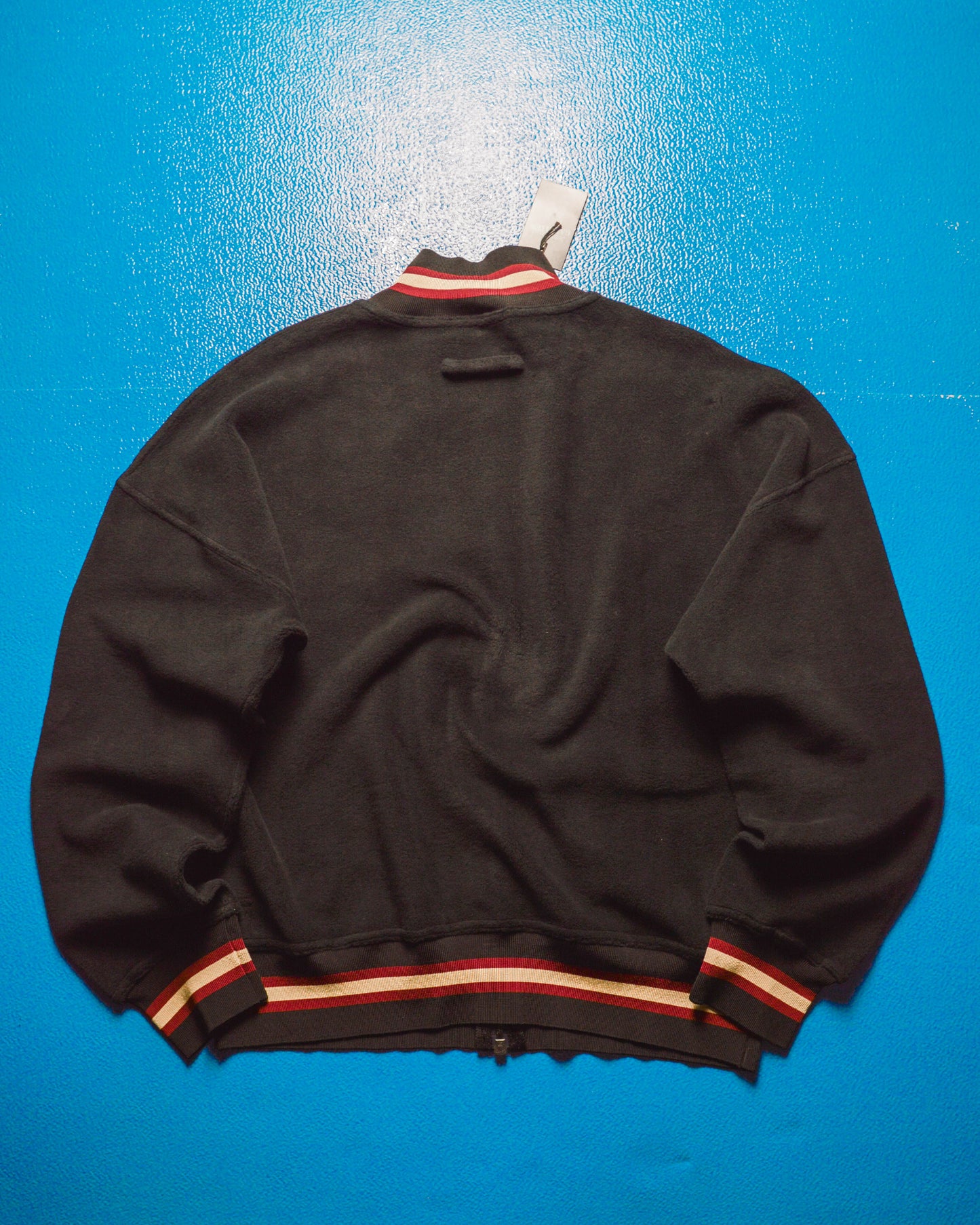 Luxe Ribbed  Ultra Soft Micro Fleece Track Jacket(~M~)