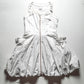 Early 2000s Pinstriped Balloon Style Cargo Pocket Zip Dress (42)
