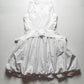 Early 2000s Pinstriped Balloon Style Cargo Pocket Zip Dress (42)