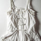 Cotton / Silk Double Layered Balloon Style Cargo Pocket Zip Dress (XS)