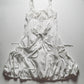 Cotton / Silk Double Layered Balloon Style Cargo Pocket Zip Dress (XS)