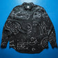 1996 Constellation Print Black Shirt (XL)