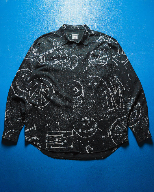 1996 Constellation Print Black Shirt (XL)