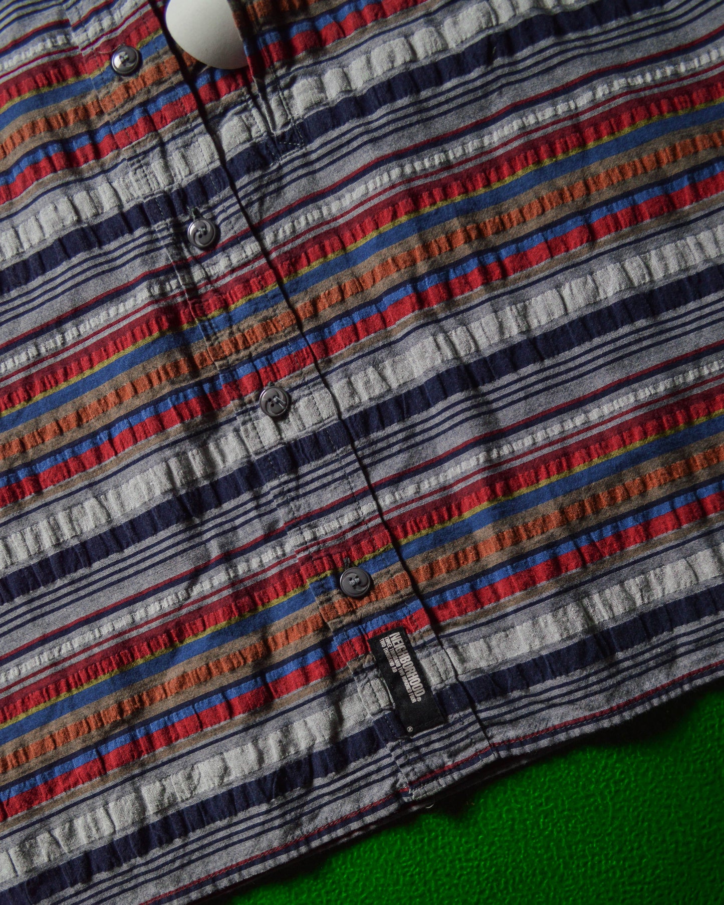 2002 Seersucker Striped Shirt (~M~)