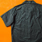 Black 2004 Spider / Cob Web Print Shirt  (M~L)