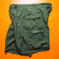 Spring 2001 Green Nylon 4 Pocket Cargo  Shorts (38)