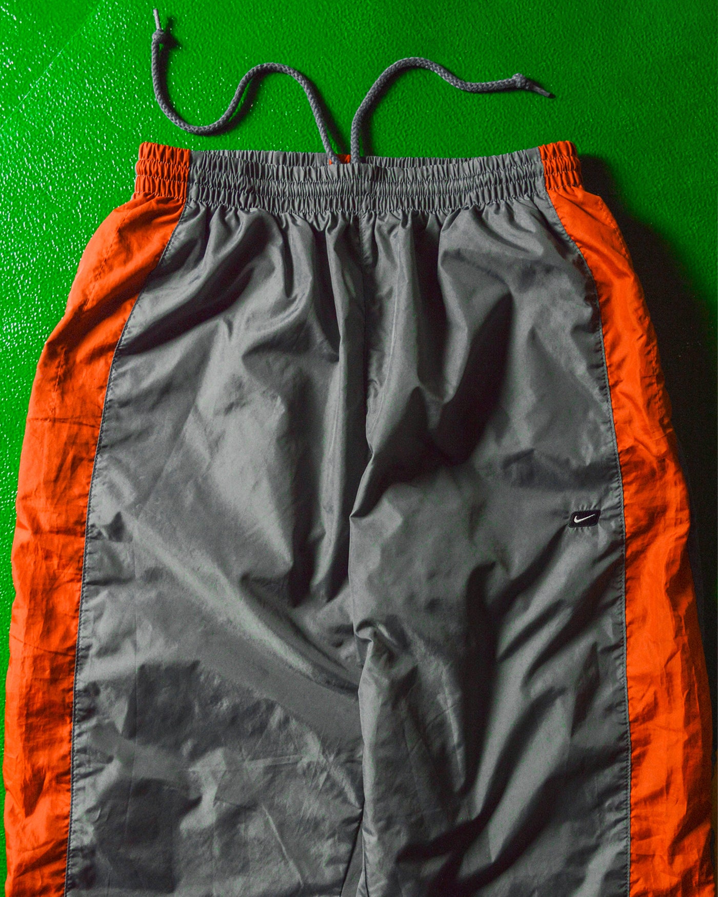 Fall 2001 Striped Grey Orange Tracksuit Bottoms / Pants ()