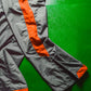 Fall 2001 Striped Grey Orange Tracksuit Bottoms / Pants ()
