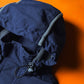 Early 2000s Navy Branded Piping Asymmetrical Fleece Lined D-ring Jacket (L)