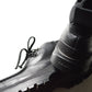 Vintage Black Leather Low Hiking Boots  Shoes (10)