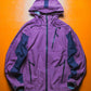 Purple Navy Taped Seam Technical Shell Jacket (~S~)