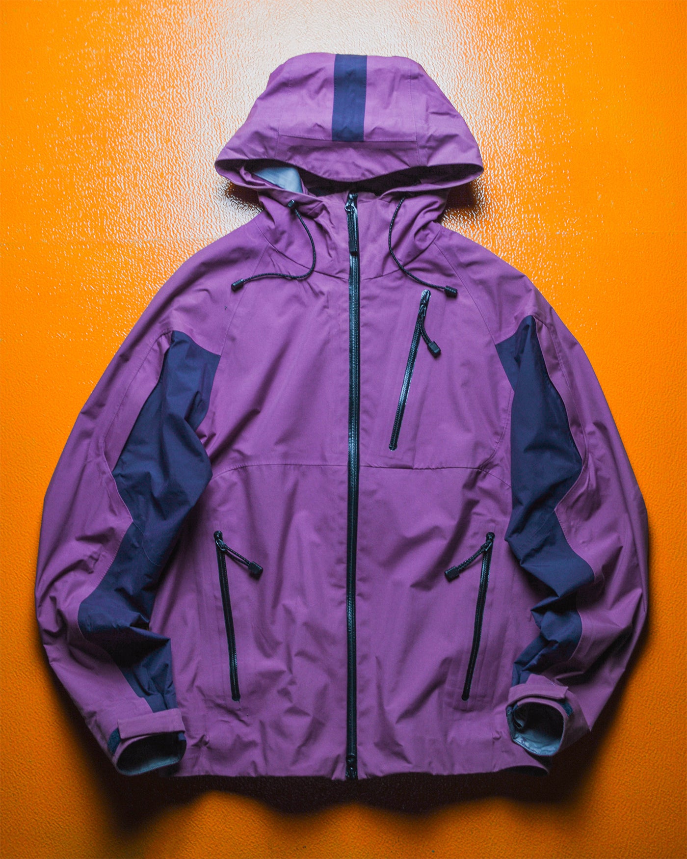 Purple Navy Taped Seam Technical Shell Jacket (~S~)