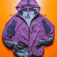 Purple Navy Taped Seam Technical Shell Jacket (~S~)