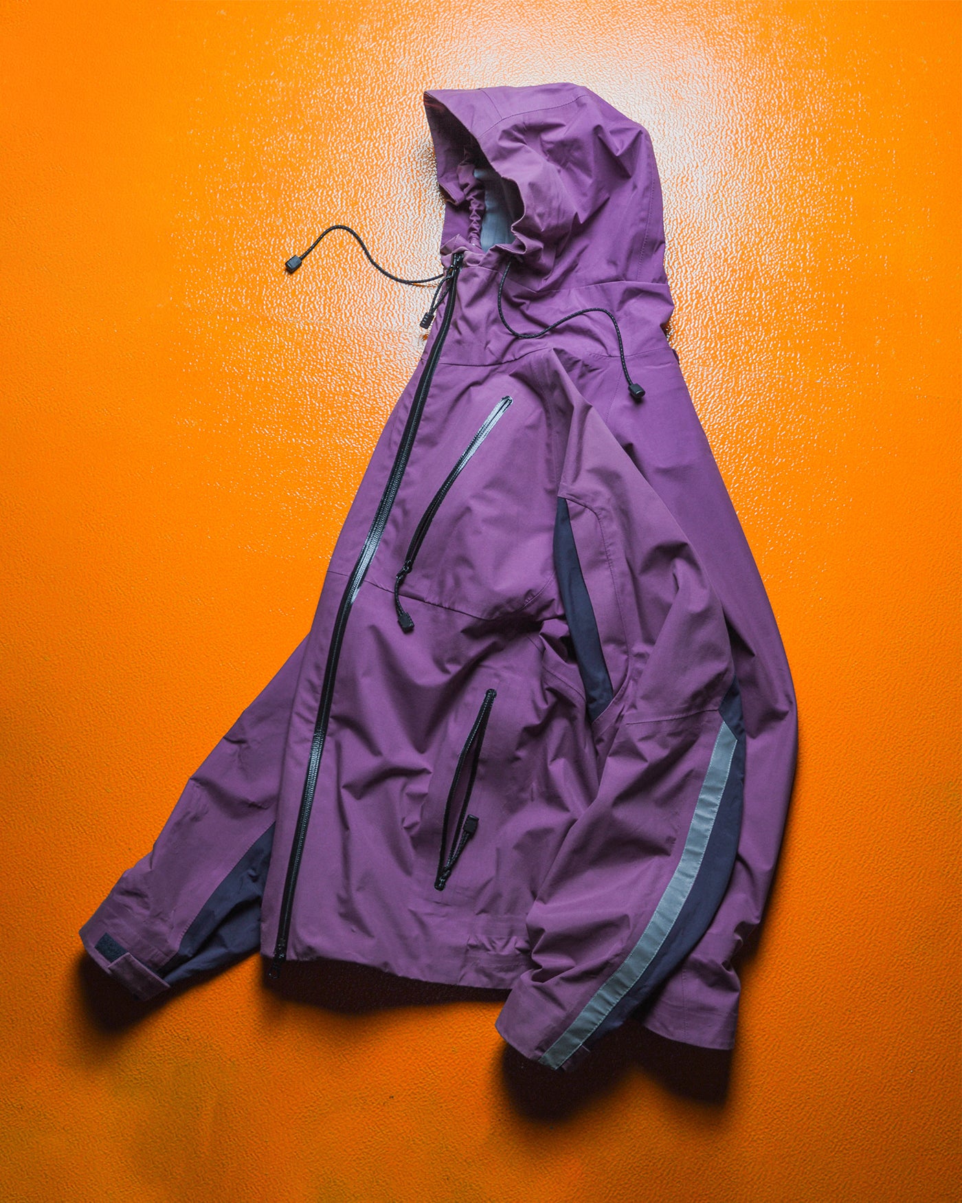 Purple Navy Taped Seam Technical Shell Jacket (~S~)