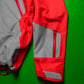 2009 Fragment Design X FYI Design Red Grey Panelled Taped Seam Technical Shell Jacket (S~M)