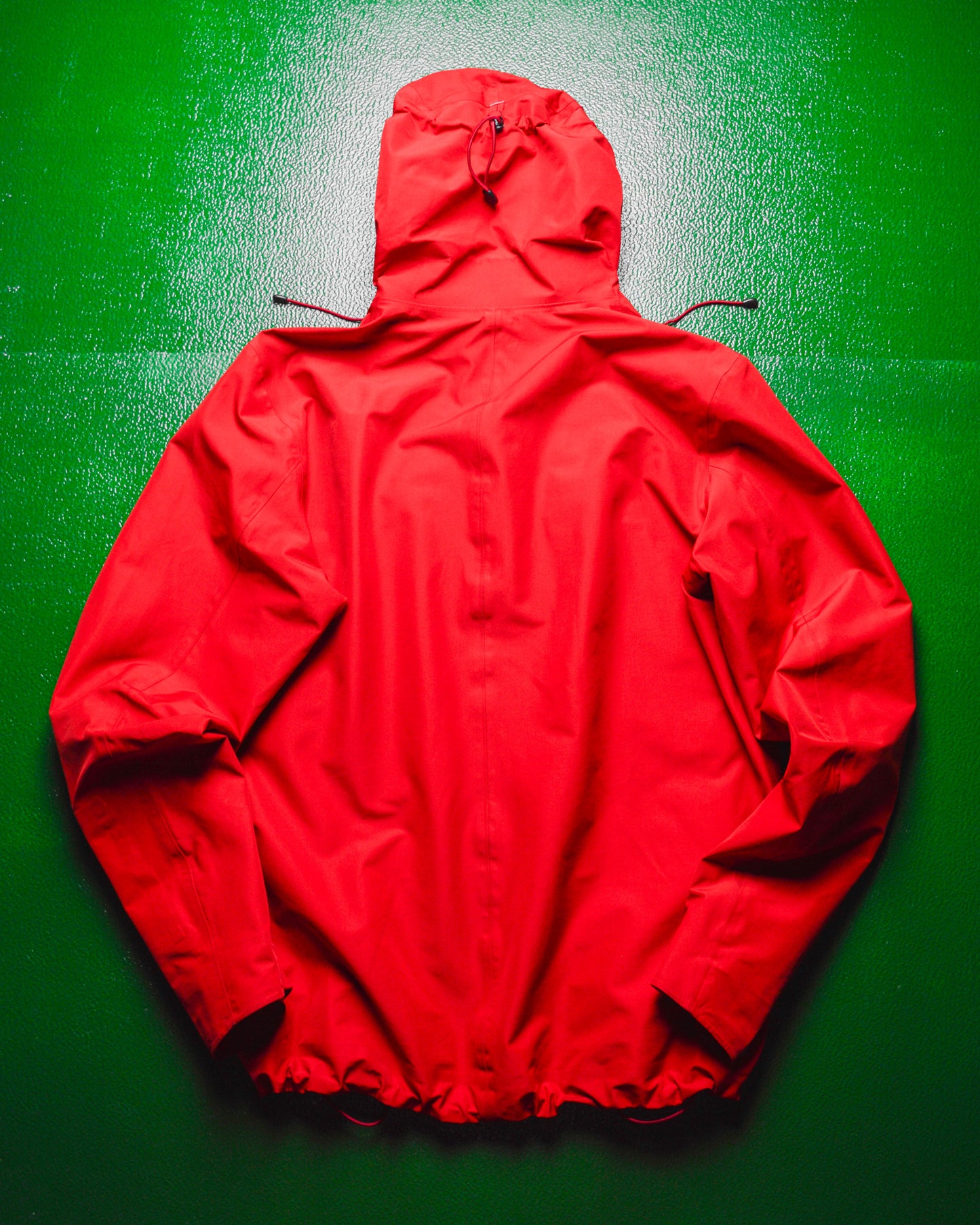 2009 Fragment Design X FYI Design Red Grey Panelled Taped Seam Technical Shell Jacket (S~M)