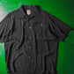 1994 Black Rayon Oxford Cramden Boxy Shirt (L~XL)